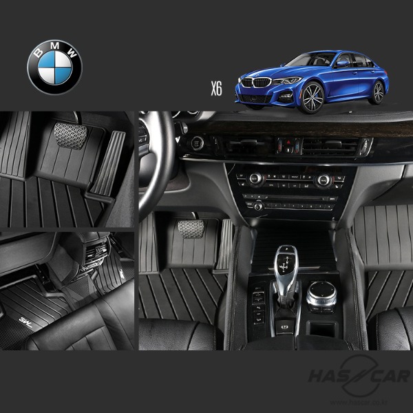 BMW X6(2015~)F16 전용 3W 에코라이너 프리미엄 신개념 자동차매트